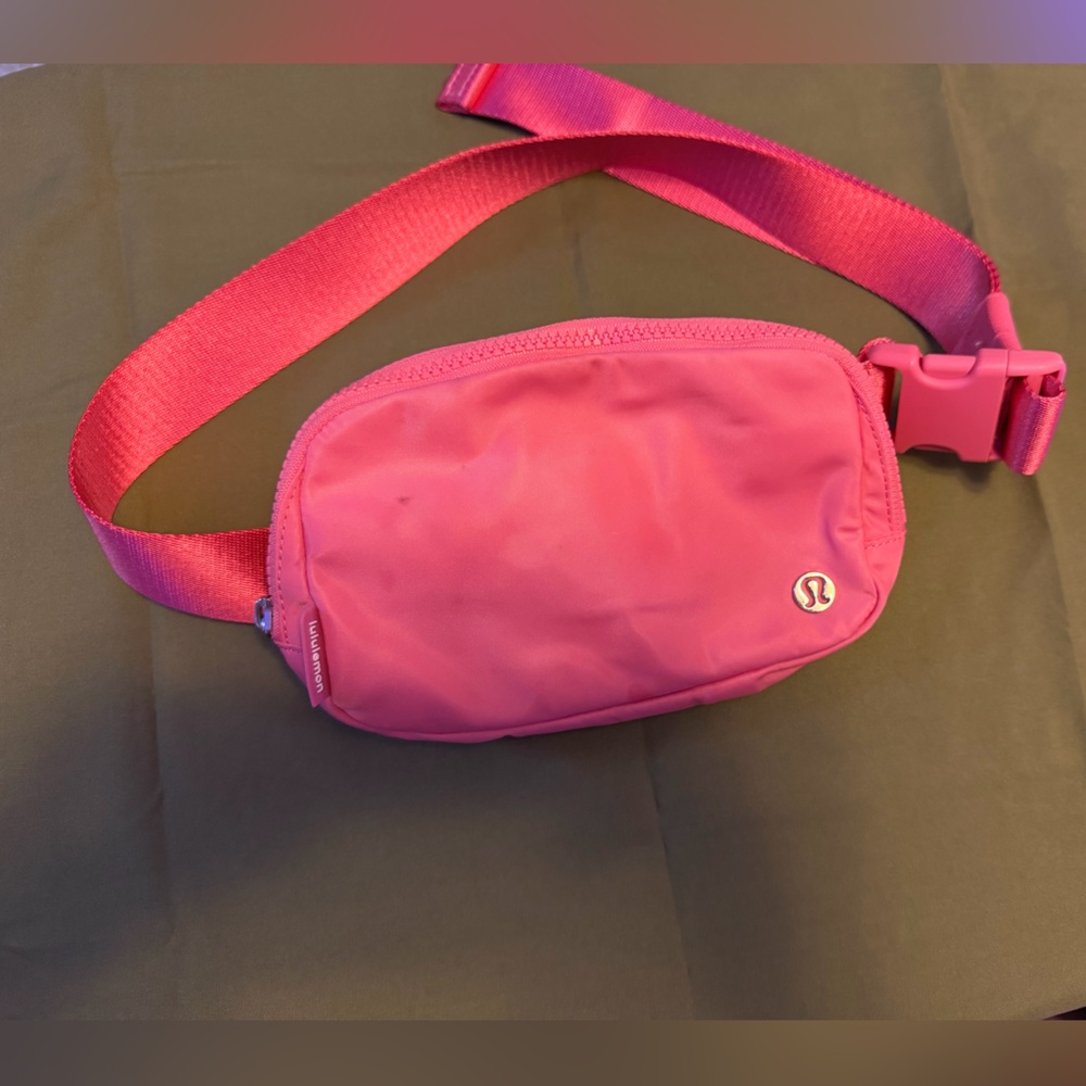 lululemon athletica Hot Pink Crossbody Belt Bag